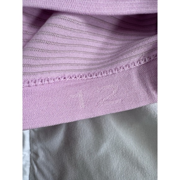 New Lululemon Women Size 12 Swiftly Tech Cropped Short Sleeve 2.0 Vita Pink - Picture 4 of 9